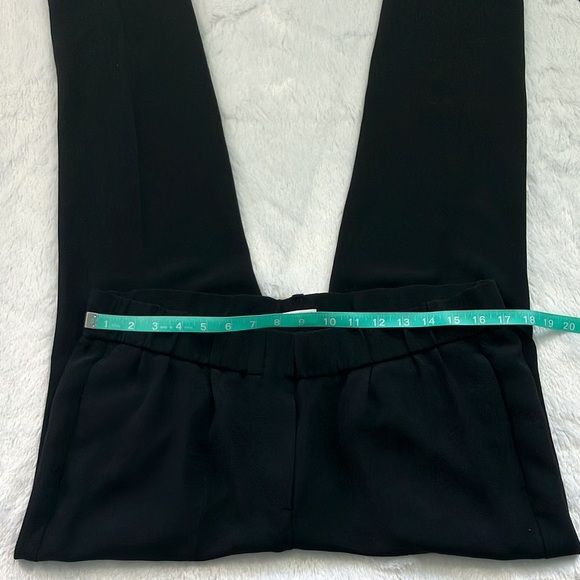 Like New Brunello Cucinelli Black Silk Pull On Trousers Pants - Picture 5 of 11